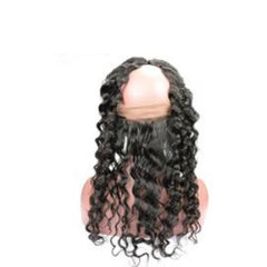 Hair-N-Paris Premium Single 360 Lace Frontal Deep Wave