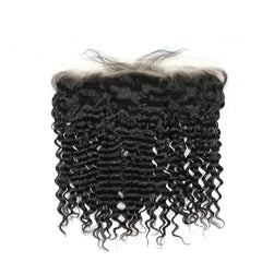 Hair-N-Paris Premium Illusion Single Full Lace Deep Wave Frontal front