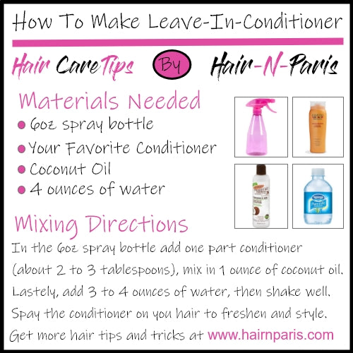 DIY Leave-In-Conditioner To Help Maintain Your Sew-in’s Freshness