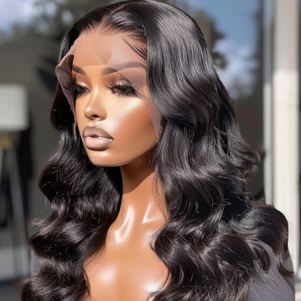 Loose Wave Glueless 7x6 HD Lace Closure Wig – Natural Black