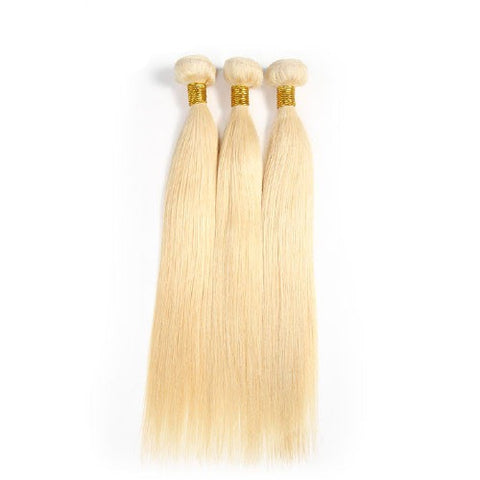 Hair-N-Paris blonde straight bundle set