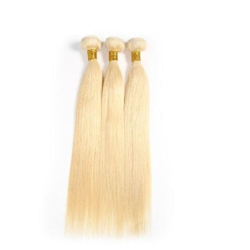 Hair-N-Paris Premium Russian Blonde Straight Mixed 3 Bundle Set