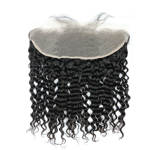 Hair-N-Paris Premium Illusion Single Full Lace Deep Wave Frontal back